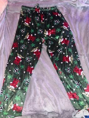 Star Wars Yoda Pajamas Christmas Theme